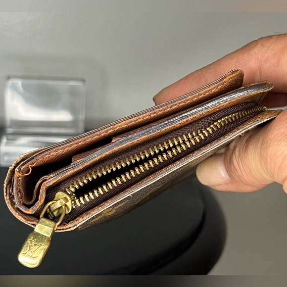 Louis Vuitton Monogram Canvas Wallet Authentic Porte Monnaie Billets Viennois - Picture 8 of 10